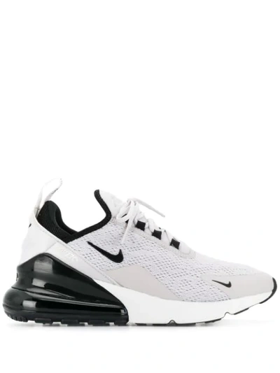 Nike Air Max 270 Mesh Sneakers In Light Gray