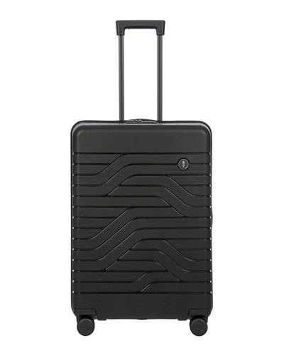 Bric's B/y Ulisse 28" Expandable Spinner Luggage In Black
