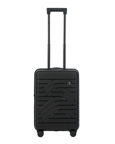 Bric's B/y Ulisse 21" Carry-on Expandable Spinner Luggage In Black