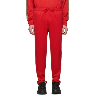 Burberry Men's Sorrento Drawstring-waist Pants, Bright Red