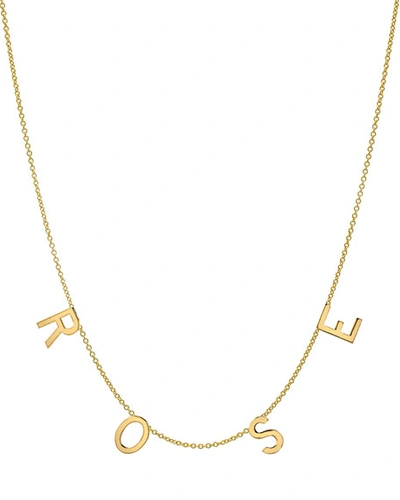 Zoe Lev Jewelry Personalized 14k Gold 4-initial Necklace