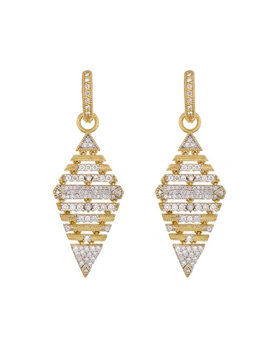 Jude Frances Lisse Large Pave Kite Earring Charms