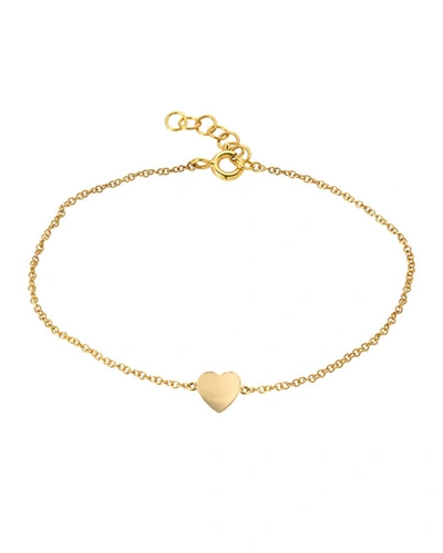 Zoe Lev Jewelry 14k Gold Heart Bracelet