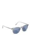 Oliver Peoples 51mm Forman Polarized Square Sunglasses In Grey