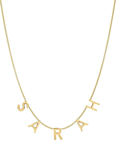 Zoe Lev Jewelry Personalized 14k Gold 5-initial Necklace