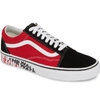 Vans Old Skool Sneaker In Black/ Racing Red