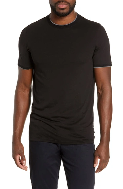 Ted Baker Sink Slim Fit T-shirt In Black