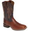Ariat Plano Cowboy Boot In Gingersnap/ Army Blue