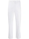 Aspesi Gerade Hose - Weiss In White