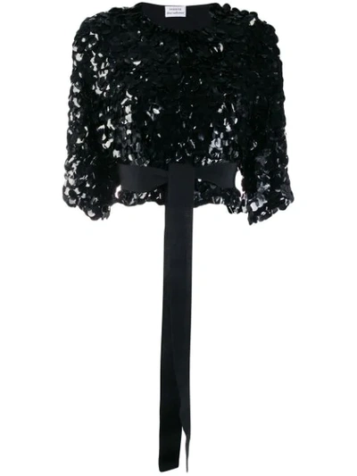 P.a.r.o.s.h Cropped Jacket In Black