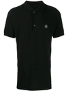 Philipp Plein Logo Plaque Polo Shirt In Black