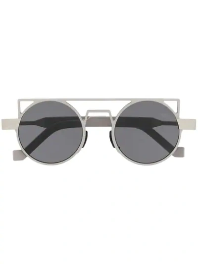Vava Round Frame Sunglasses In Grey