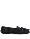 Tod's Gommino Driving Shoes In Black