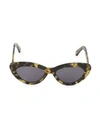 Illesteva 53mm Pamela Tortoise Cat Eye Sunglasses