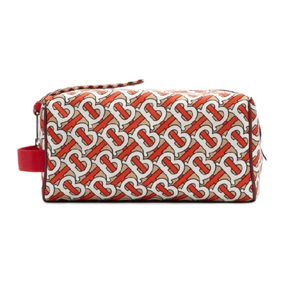 Burberry Monogram Technical-canvas Wash Bag In Multicolor