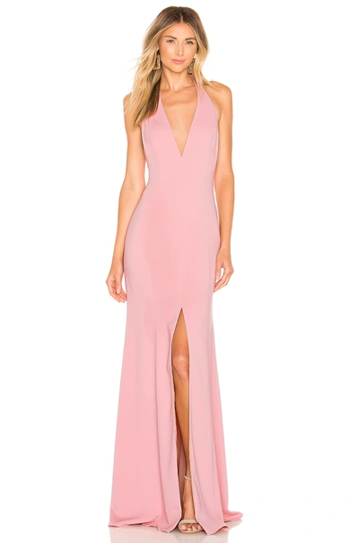 Jay Godfrey Lena Gown In Antique Pink