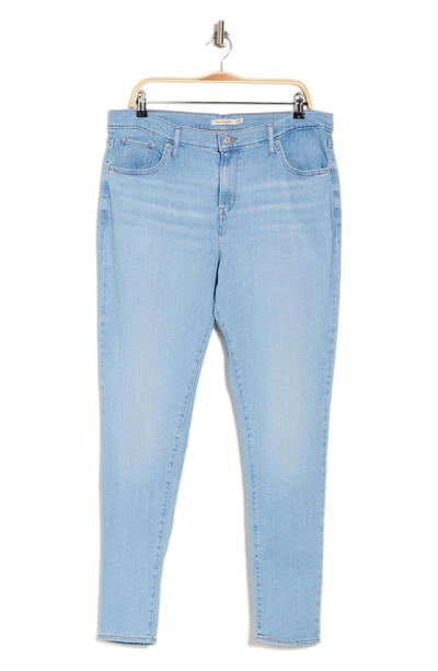 Levi's Women's 721 High-rise Skinny Jeans In Short Length In Slate Freeze