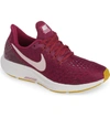 Nike Air Zoom Pegasus 35 Running Shoe In True Berry/ Plum Chalk/ Grey