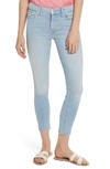 Mother The Looker High Waist Ankle Skinny Jeans In Fresh Catch