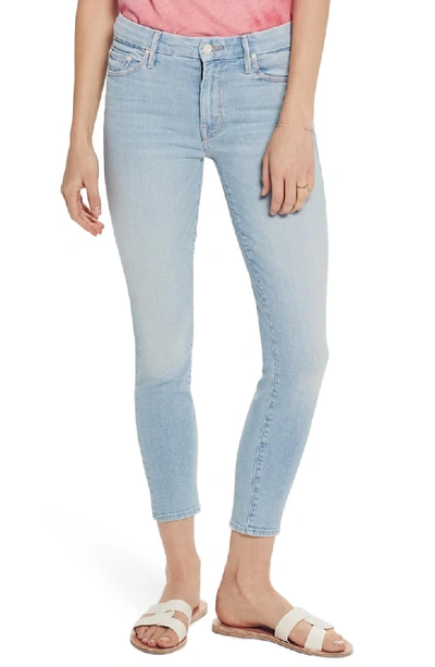Mother The Looker High Waist Ankle Skinny Jeans In Fresh Catch