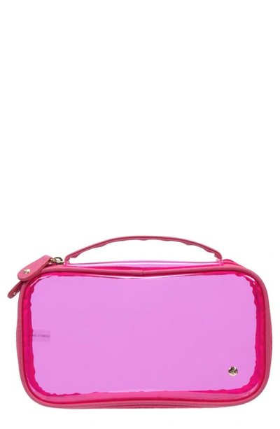 Stephanie Johnson Miami Claire Medium Cosmetics Case In Raspberry