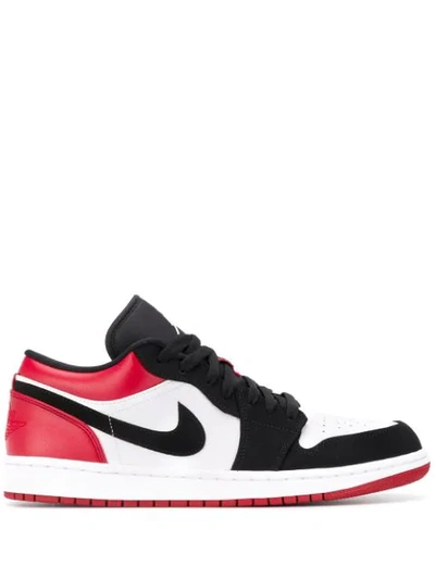 Nike Air Jordan 1 Low Sneakers White / Black / Varsity Red In Multicolor