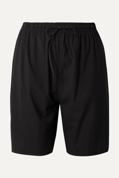 Wone Stretch-jersey Shorts In Black