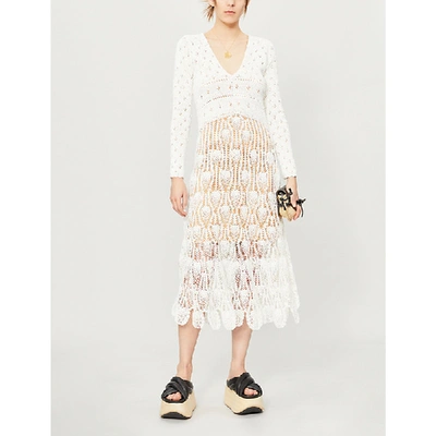 Gul Ahmed 2019 New Collection Dress Loewe Paula's Ibiza Crochet Cotton  Minidress Loewe