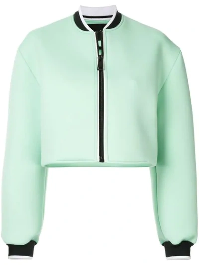 Anteprima Cropped-bomberjacke In Green