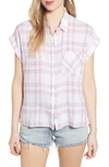 Rails Whitney Plaid Shirt In White Rose