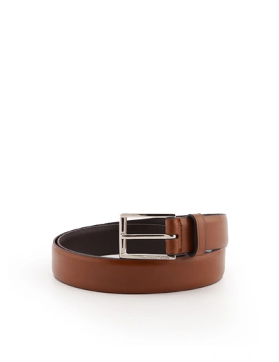 Michael Kors Brown Leather Belt