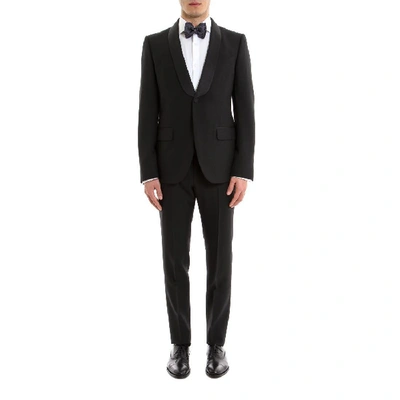 Gucci Black Wool Suit