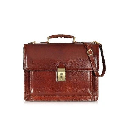 L.a.p.a. Brown Leather Briefcase