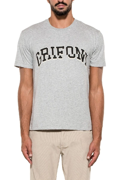 Mauro Grifoni Grey Cotton T-shirt