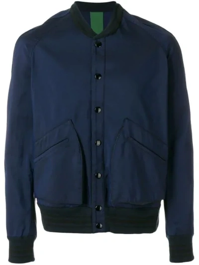 Golden Goose Blue Polyester Outerwear Jacket