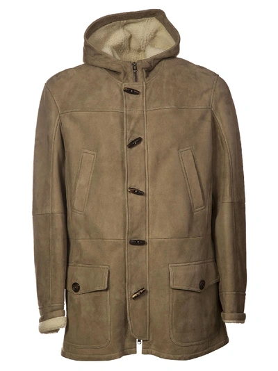 Brunello Cucinelli Brown Leather Coat