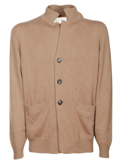 Brunello Cucinelli Men's Beige Cashmere Cardigan