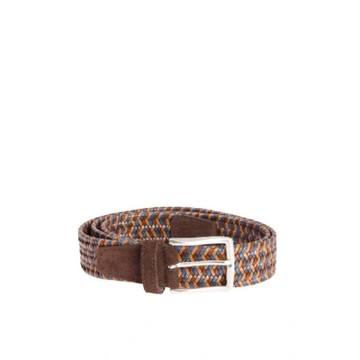 Andrea D'amico Brown Leather Belt