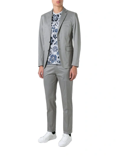 Dsquared2 Men's  Grey Cotton Suit