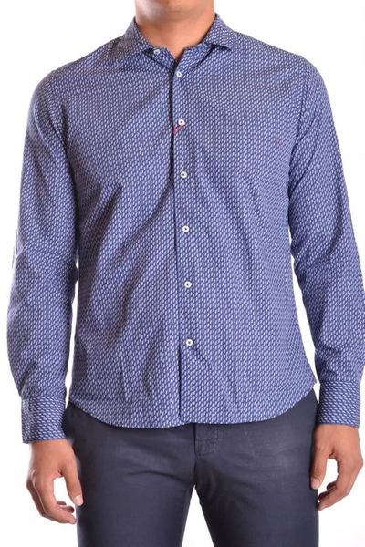 Altea Men's Blue Cotton Shirt