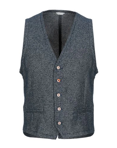 Manuel Ritz Vests In Blue