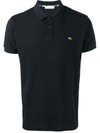 Etro Classic Polo Shirt In Black