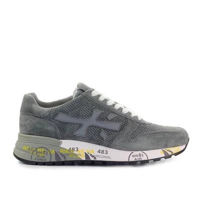Premiata Mick Sneakers In Grey Suede
