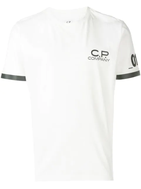 white cp company sweatshirt