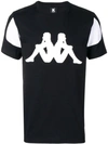 Kappa Logo Printed T-shirt In Black