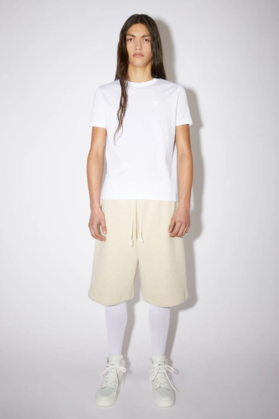 Acne Studios Slim Fit T-shirt In White