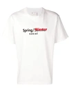Sacai Spring/winter Print T-shirt In White