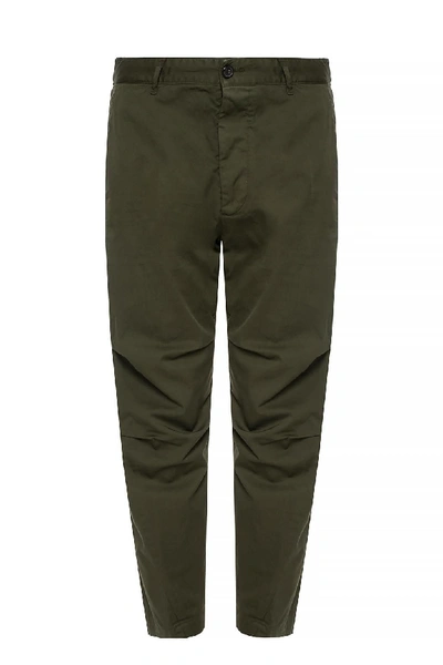 Dsquared2 Green Cotton Pants