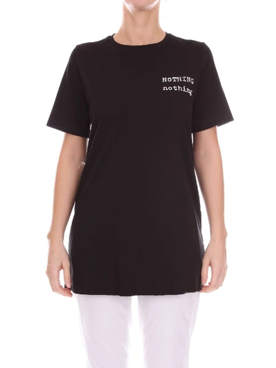 Alysi Women's 108442p8001black Black Cotton T-shirt