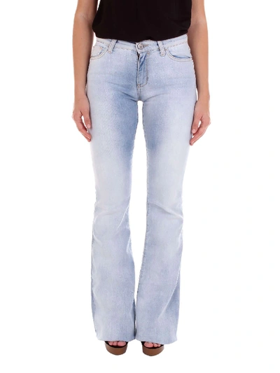Pinko Women's 1g138wy4ekg47 Light Blue Cotton Jeans